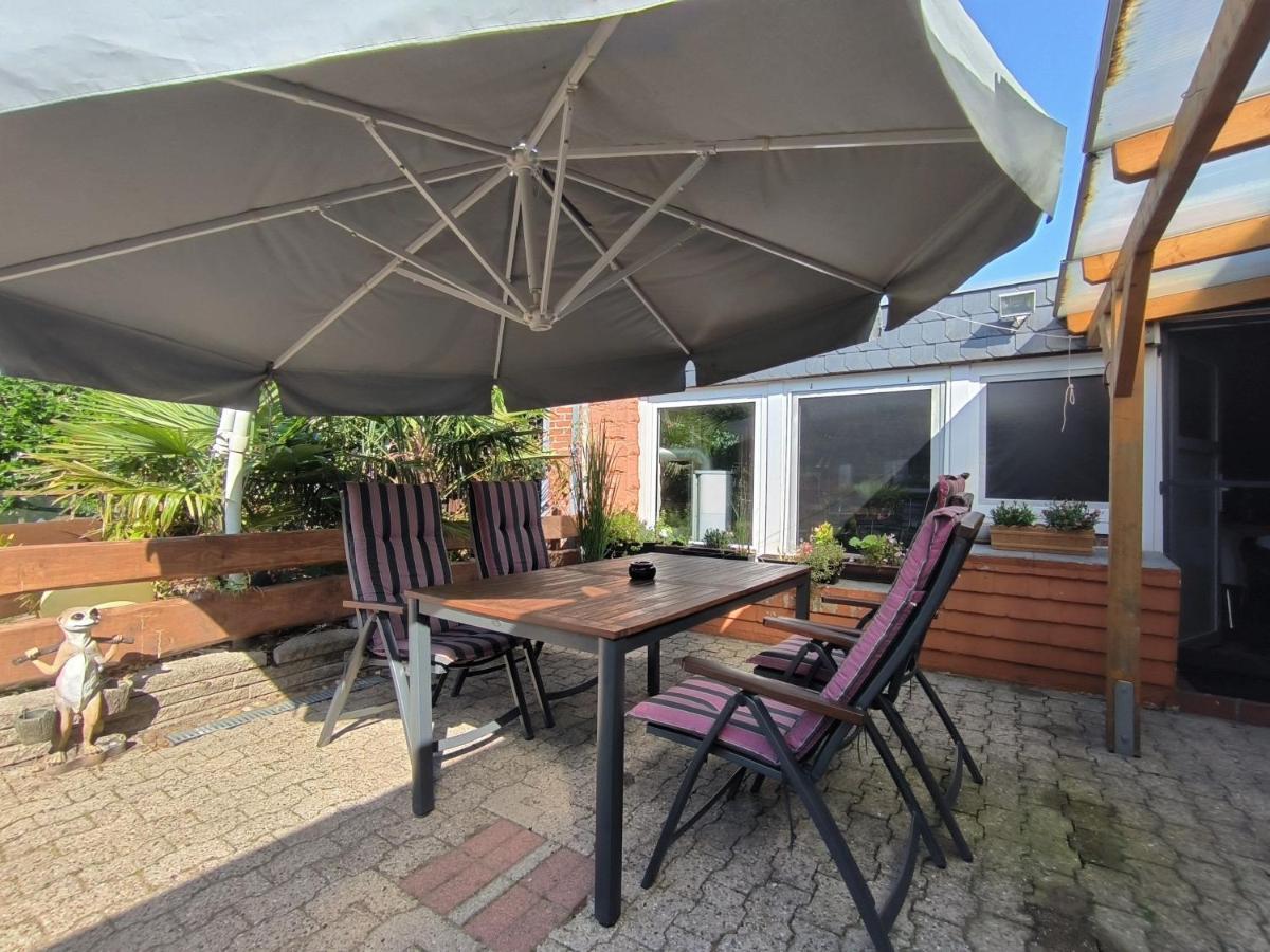 Ferienwohnung Mohnkopf - Unterkunft Fuer 2 Bis 3 Personen Mit Terrasse Jerrishoe المظهر الخارجي الصورة
